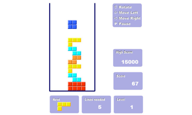 2D Tetris
